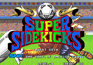 Super Sidekicks + Tokuten Ou Title Screen